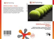 Portada del libro de 2008 Zurich Open – Singles