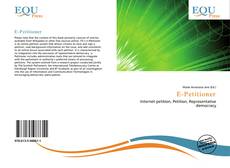 Bookcover of E-Petitioner