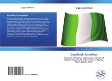 Capa do livro de Goodluck Jonathan 