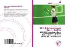 2010 BGL Luxembourg Open – Doubles的封面