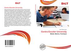 Capa do livro de Centro Escolar University 