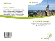 Capa do livro de Politique de l'Ontario 