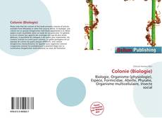 Colonie (Biologie) kitap kapağı