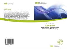 Bookcover of KBC Bank