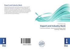 Bookcover of Export and Industry Bank