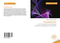 Bookcover of Pseudonyme