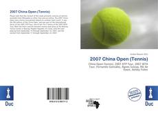 Bookcover of 2007 China Open (Tennis)