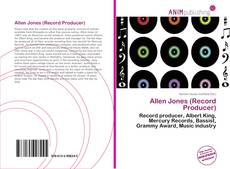 Capa do livro de Allen Jones (Record Producer) 