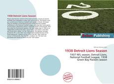 Buchcover von 1938 Detroit Lions Season