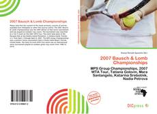 2007 Bausch & Lomb Championships的封面
