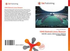 Capa do livro de 1945 Detroit Lions Season 