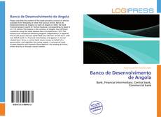 Bookcover of Banco de Desenvolvimento de Angola