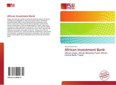 Bookcover of African Investment Bank