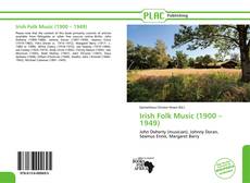 Capa do livro de Irish Folk Music (1900 – 1949) 