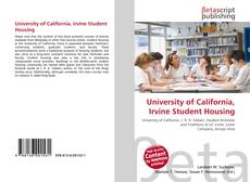 University of California, Irvine Student Housing kitap kapağı