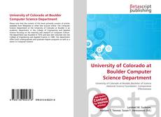 Copertina di University of Colorado at Boulder Computer Science Department