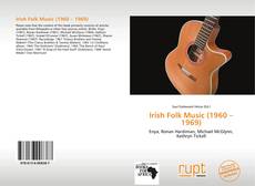 Capa do livro de Irish Folk Music (1960 – 1969) 