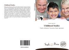 Couverture de Childhood Studies