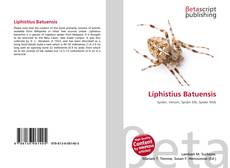 Couverture de Liphistius Batuensis