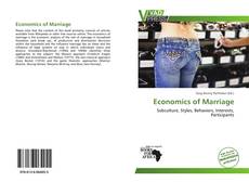 Bookcover of Economics of Marriage