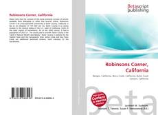 Portada del libro de Robinsons Corner, California