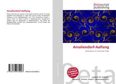 Buchcover von Amaliendorf-Aalfang