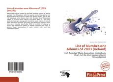 Couverture de List of Number-one Albums of 2003 (Ireland)