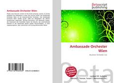Bookcover of Ambassade Orchester Wien