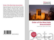 Order of the Most Holy Annunciation的封面