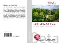 Borítókép a  Order of the Oak Crown - hoz