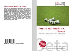 Borítókép a  1929–30 Real Madrid C.F. Season - hoz