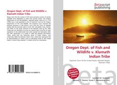 Buchcover von Oregon Dept. of Fish and Wildlife v. Klamath Indian Tribe
