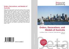 Orders, Decorations, and Medals of Australia的封面
