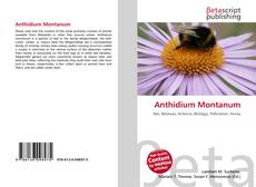 Capa do livro de Anthidium Montanum 