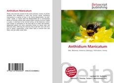 Capa do livro de Anthidium Manicatum 