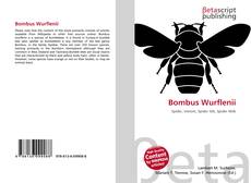 Capa do livro de Bombus Wurflenii 