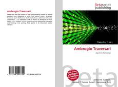 Capa do livro de Ambrogio Traversari 