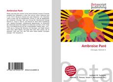 Couverture de Ambroise Paré
