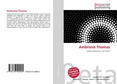 Couverture de Ambroise Thomas