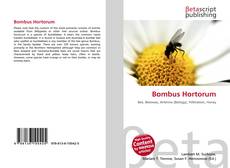 Bookcover of Bombus Hortorum