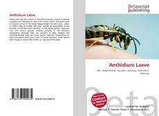 Buchcover von Anthidium Laeve