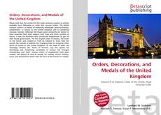 Buchcover von Orders, Decorations, and Medals of the United Kingdom