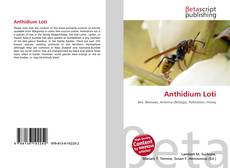 Couverture de Anthidium Loti