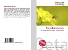 Couverture de Anthidium Latum