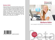 Bookcover of Barbara Hahn