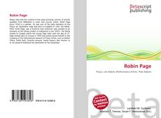 Bookcover of Robin Page
