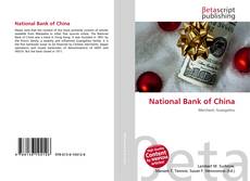 Bookcover of National Bank of China