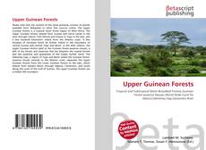 Capa do livro de Upper Guinean Forests 