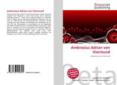 Buchcover von Ambrosius Adrian von Viermund