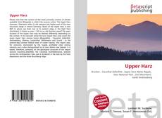 Bookcover of Upper Harz